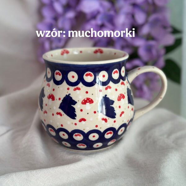 Kubek bolesławiecki 300ml ZE ZWIERZAKIEM personalizowany / różne wzory do wyboru
