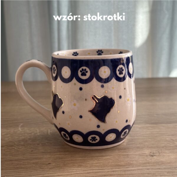 Kubek bolesławiecki 300ml ZE ZWIERZAKIEM personalizowany / różne wzory do wyboru