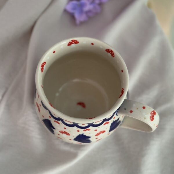 Kubek 500ml w grzybki i SHELTIE